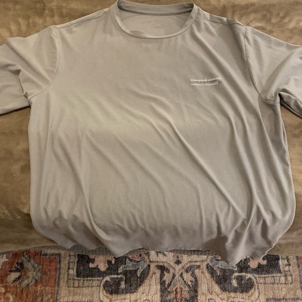 Vineyard Vines men’s large performance long sleeve tee Gray - Picture 3 of 3